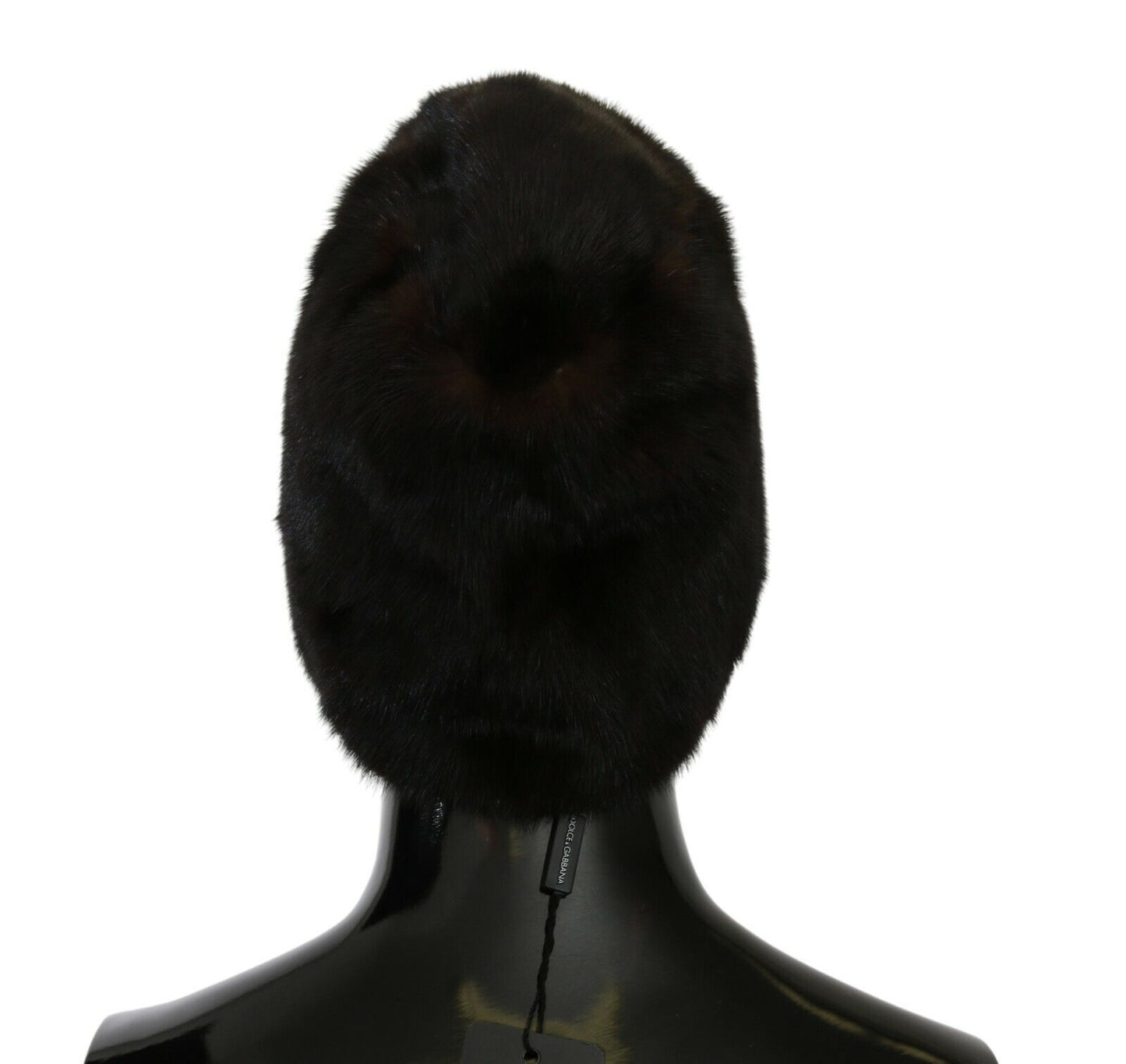 Dolce & Gabbana Elegant Black Silk Beanie - Chic Autumn/Winter Accessory