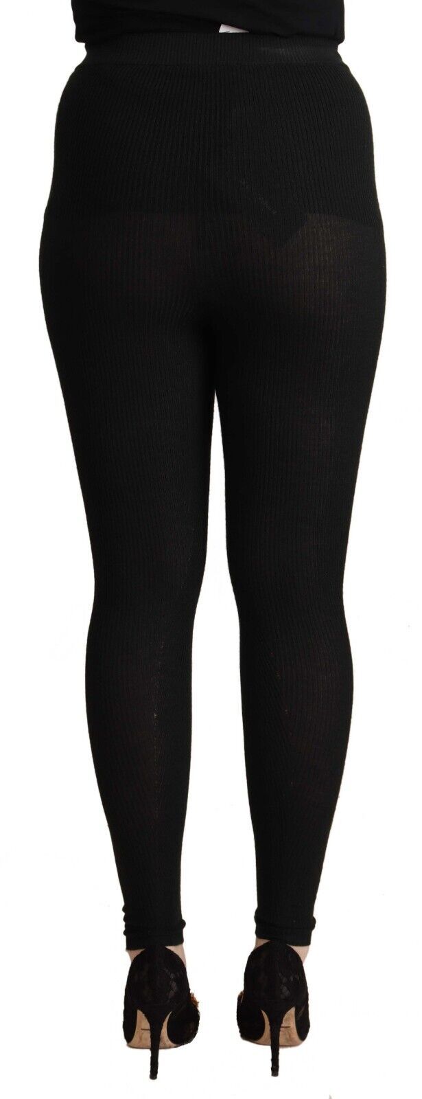 Dolce & Gabbana Elegant High Waist Cashmere-Silk Tights Pants