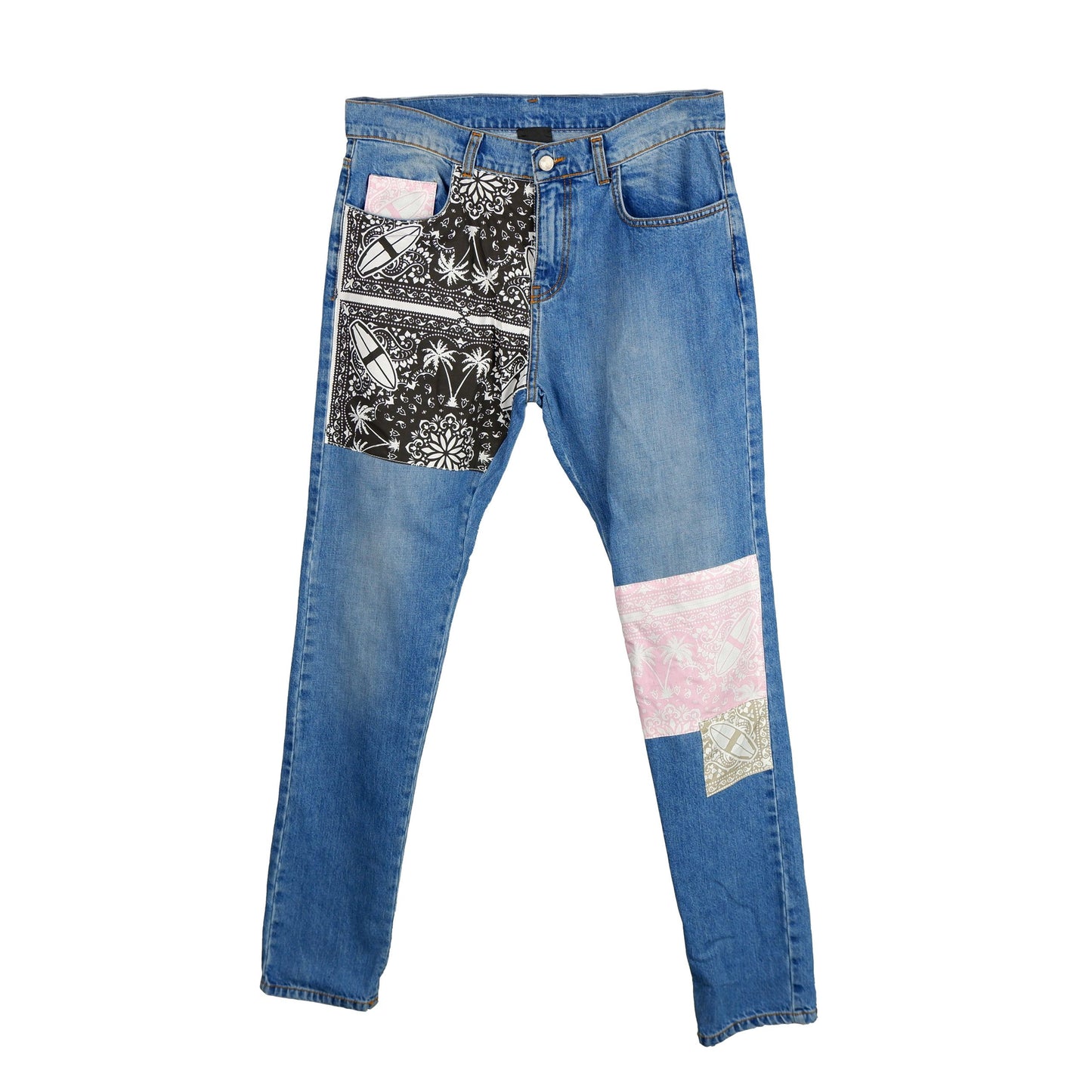 Comme Des Fuckdown Blue Cotton Men's Jean