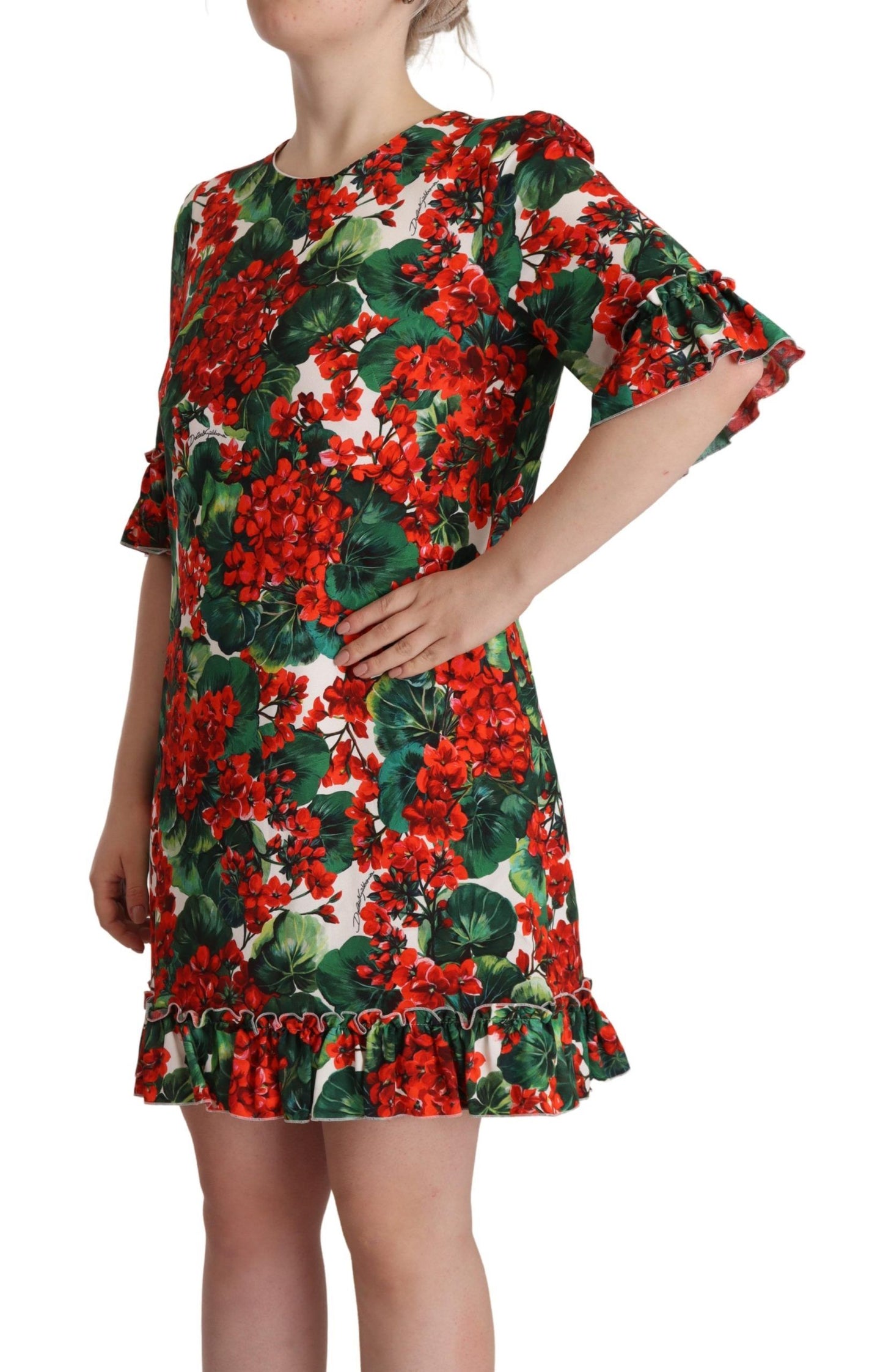 Dolce & Gabbana Floral Mini Enchantment Dress