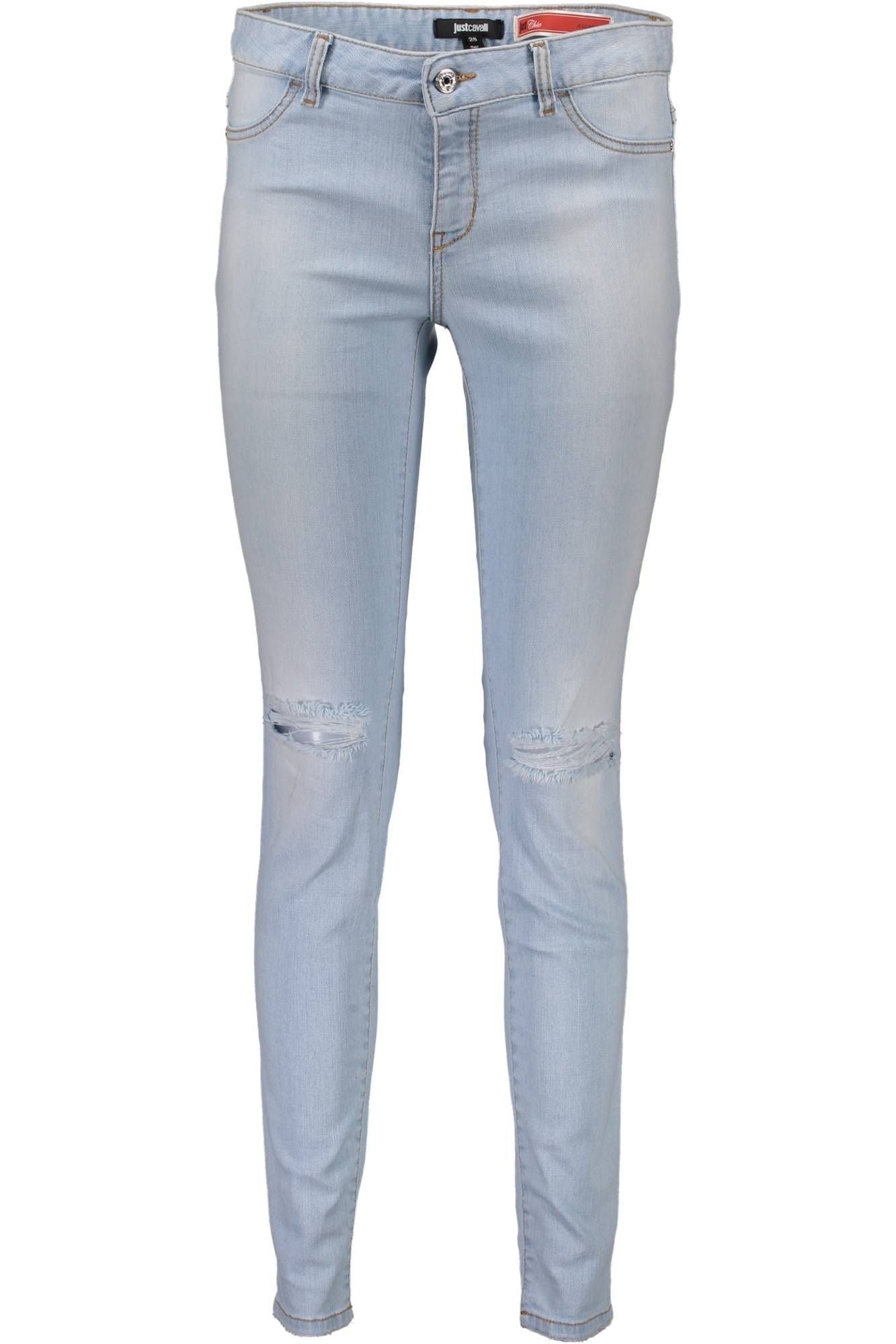 Just Cavalli Light Blue Cotton Women Jeans