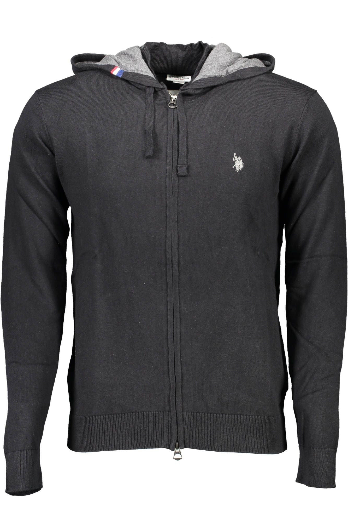 U.S. POLO ASSN. Black Cotton Men Sweater