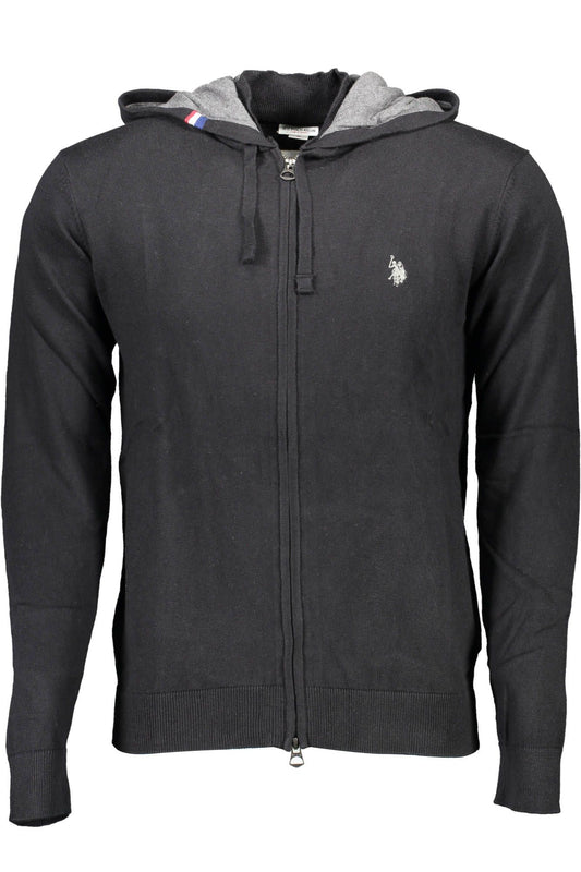 U.S. POLO ASSN. Black Cotton Men Sweater