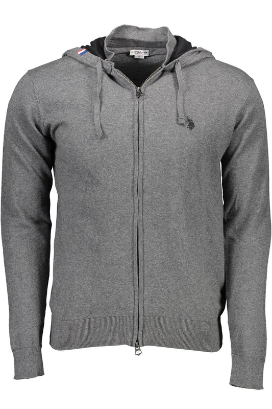 U.S. POLO ASSN. Gray Cotton Men Sweater