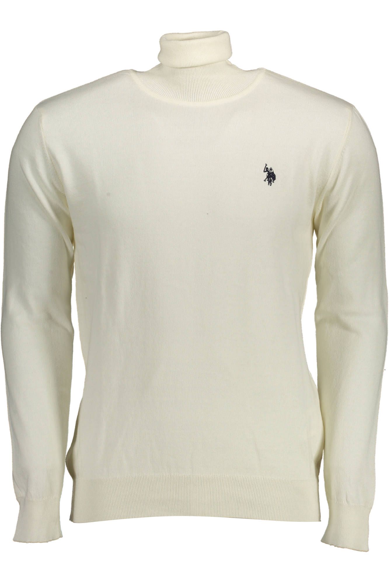 U.S. POLO ASSN. White Cotton Men Sweater