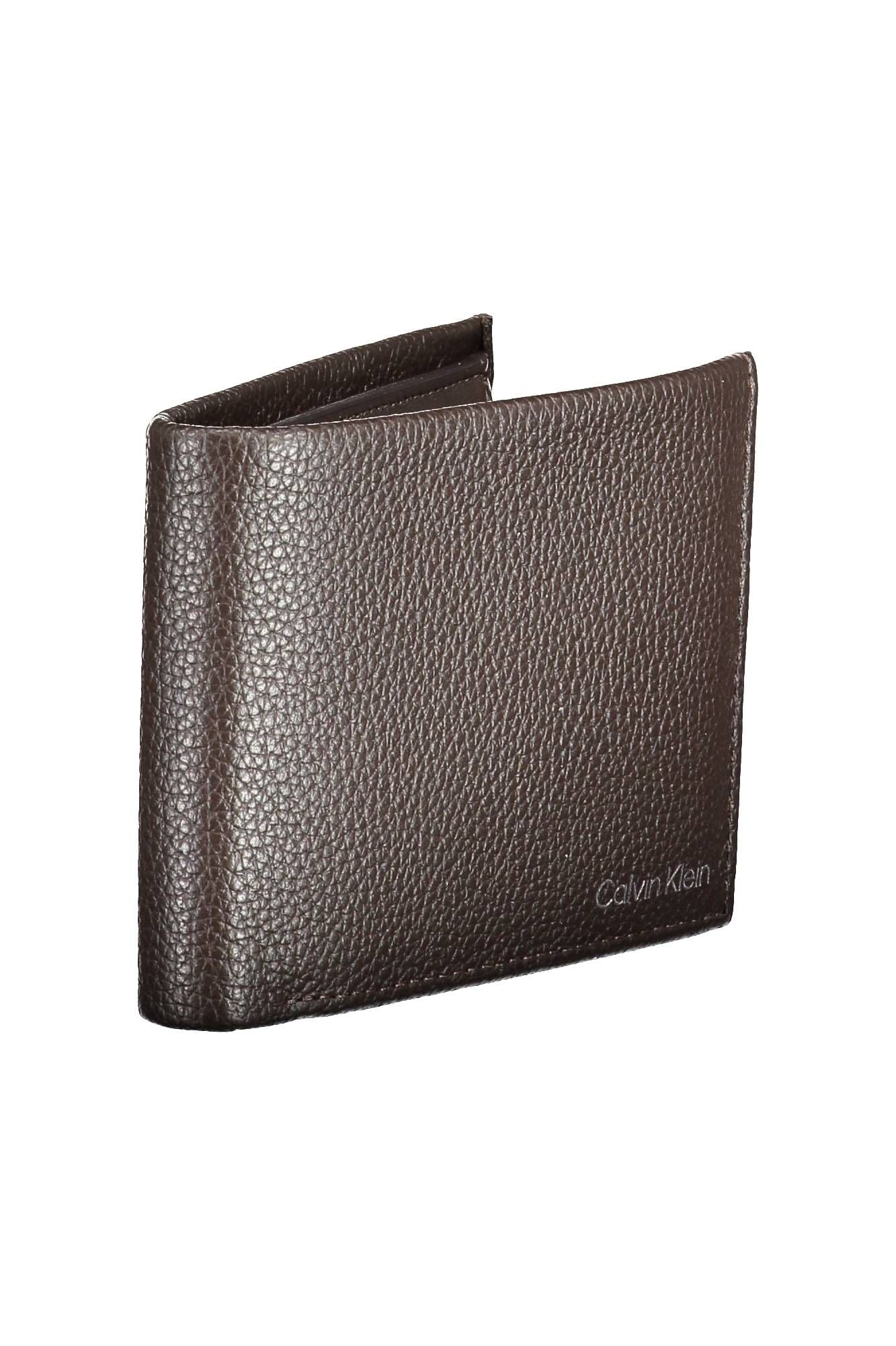 Calvin Klein Brown Leather Men Wallet