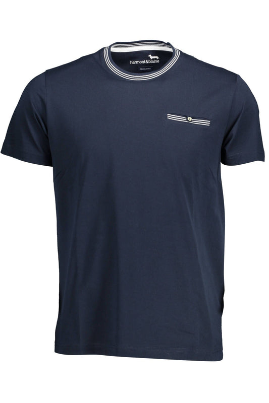 Harmont & Blaine Blue Cotton Men T-Shirt