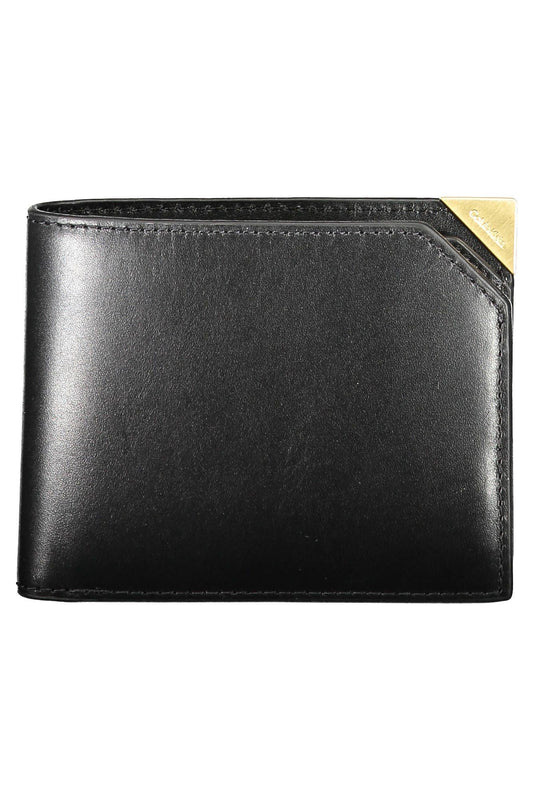 Calvin Klein Black Leather Mens Wallet