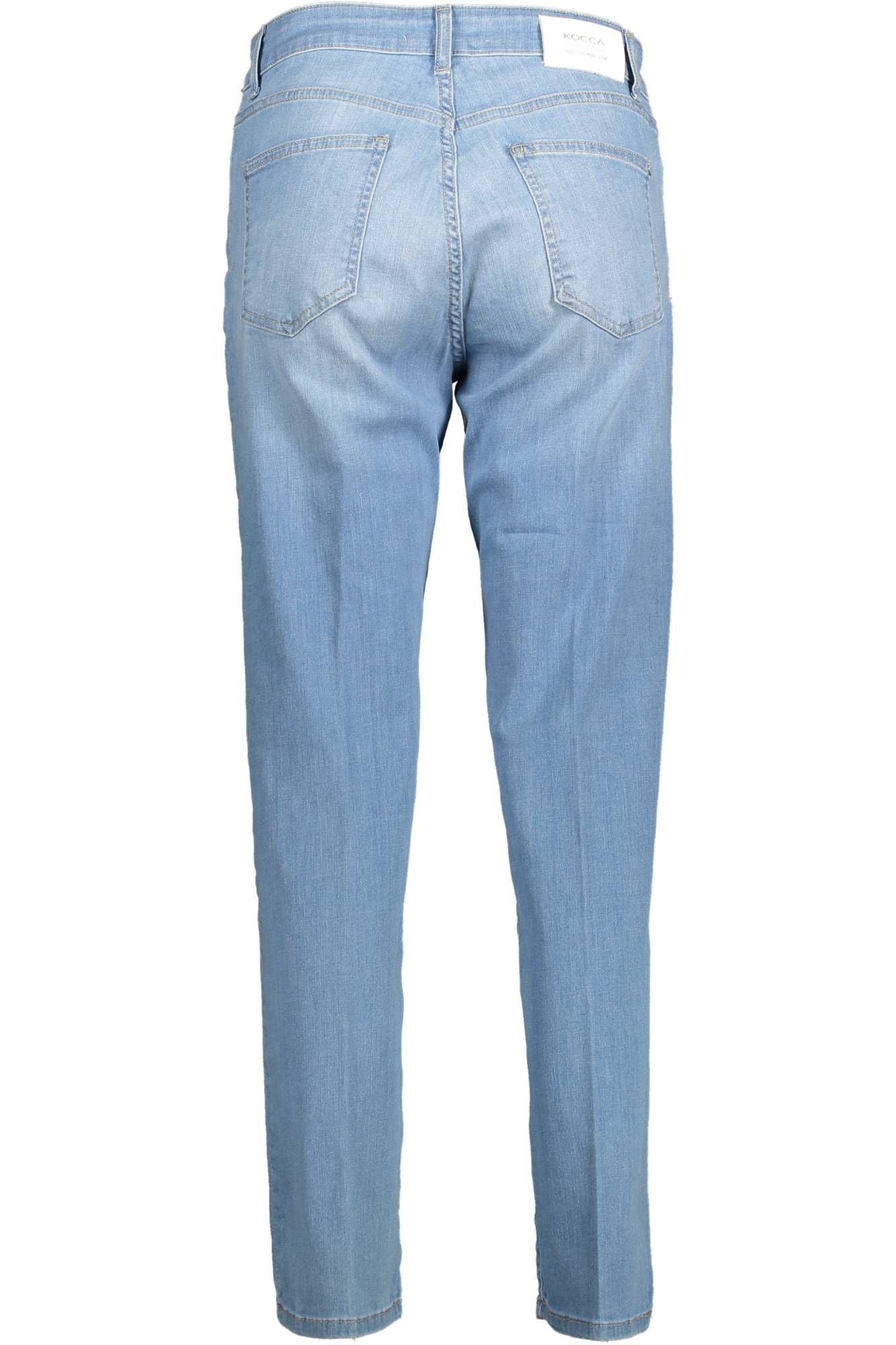 Kocca Light Blue Cotton Women Jeans