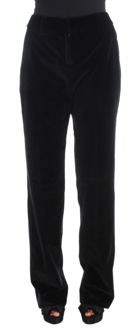 Ermanno Scervino Elegant Black Straight Fit Jeans