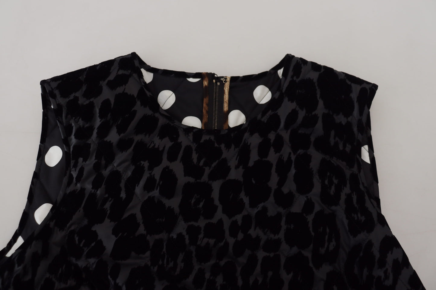 Dolce & Gabbana Elegant Leopard Pattern Mini Shift Dress