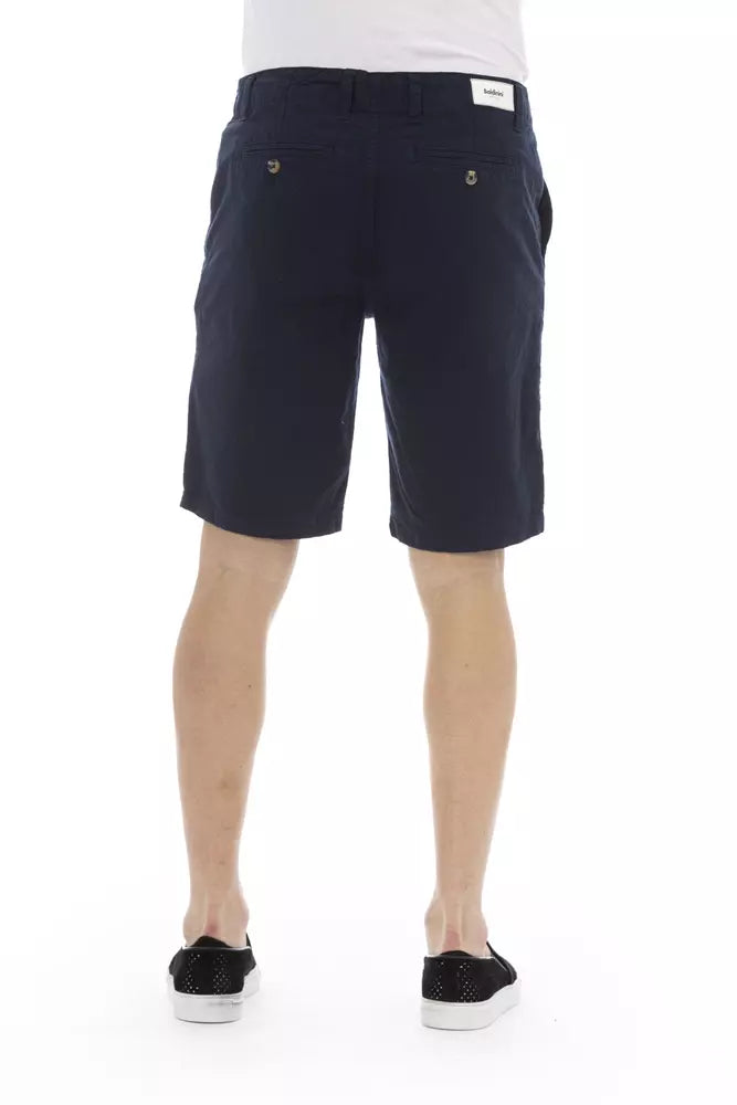 Baldinini Trend Blue Cotton Men Bermuda Short