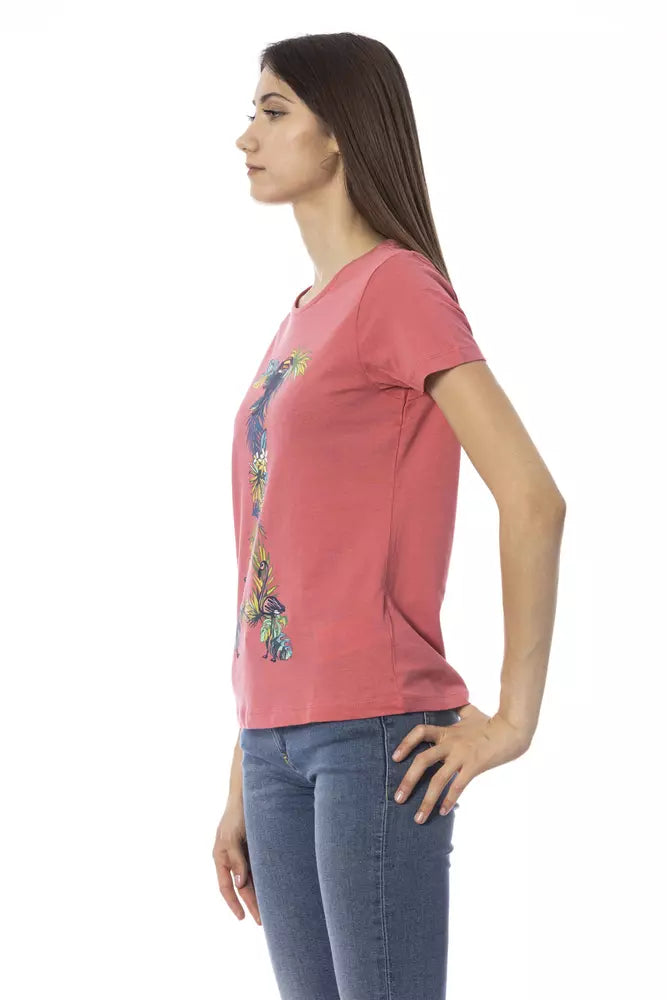 Trussardi Action "Fuchsia Cotton Women Top"