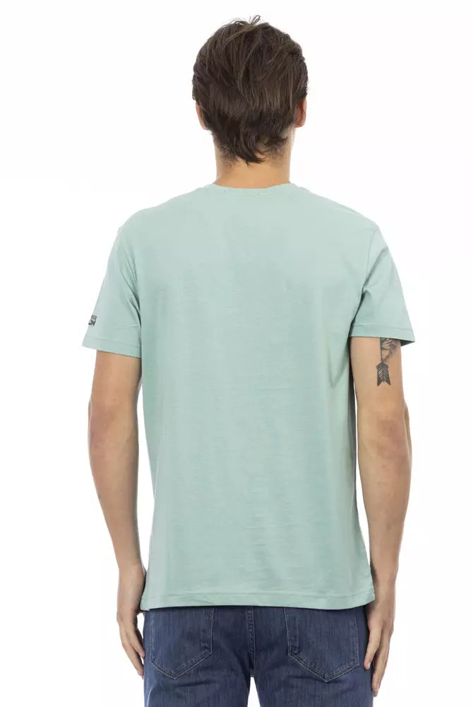 Trussardi Action Green Cotton Men's T-Shirt