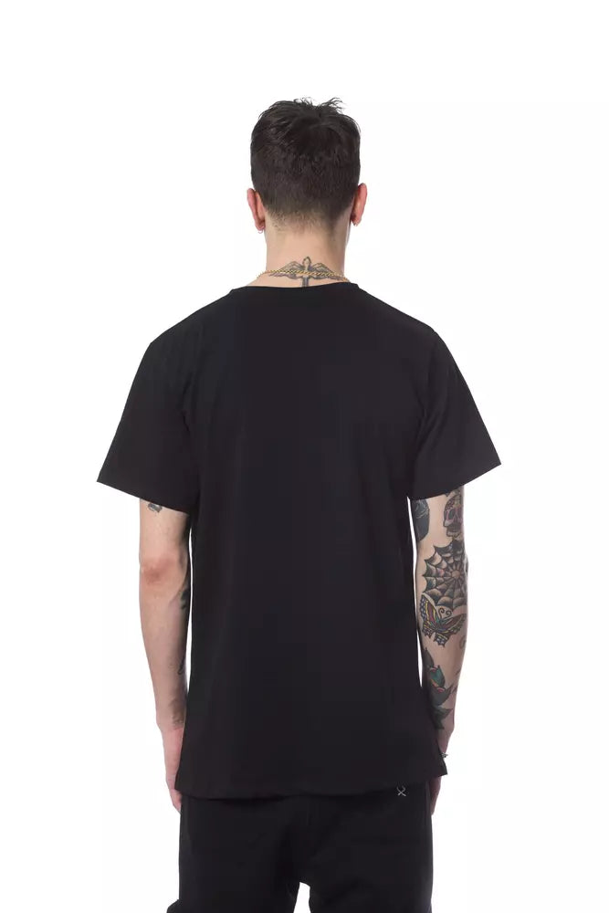 Nicolo Tonetto Black Cotton Men's T-Shirt