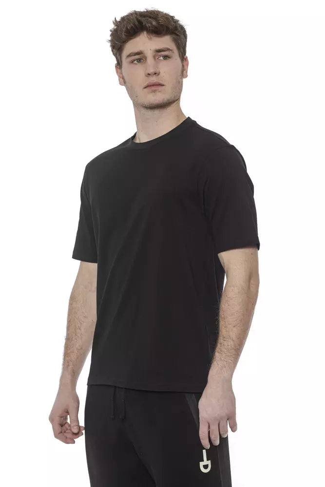 Tond Black Cotton Men T-Shirt