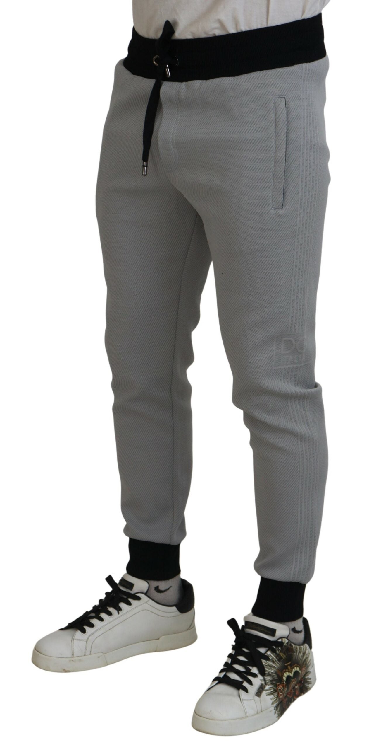 Dolce & Gabbana Elegant Grey Jogger Pants