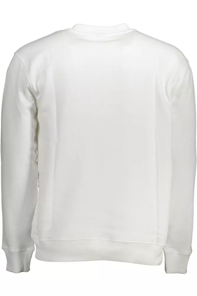 North Sails White Cotton Men Sweater