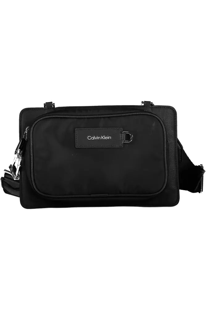 Calvin Klein Black Polyester Men Shoulder Bag