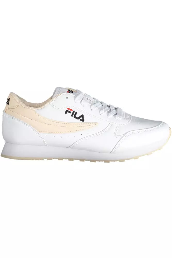 Fila White Polyethylene Women Sneaker