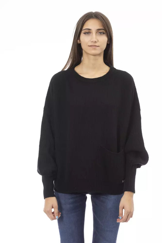 Baldinini Trend Black Wool Women's Sweater