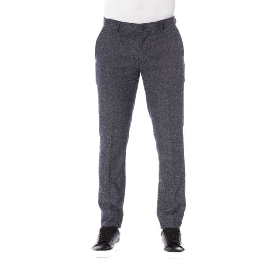 Trussardi Black Cotton Men's Trouser