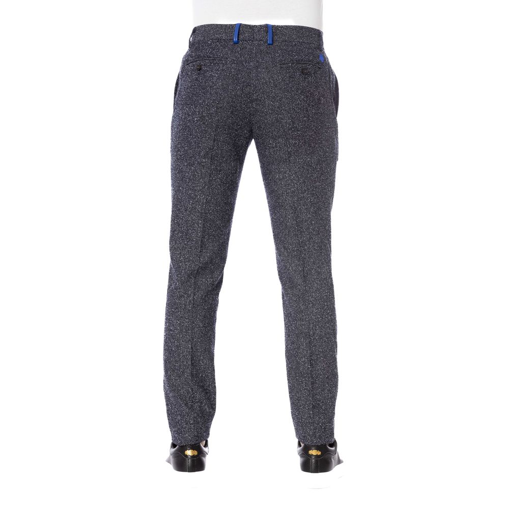 Trussardi Black Cotton Men's Trouser