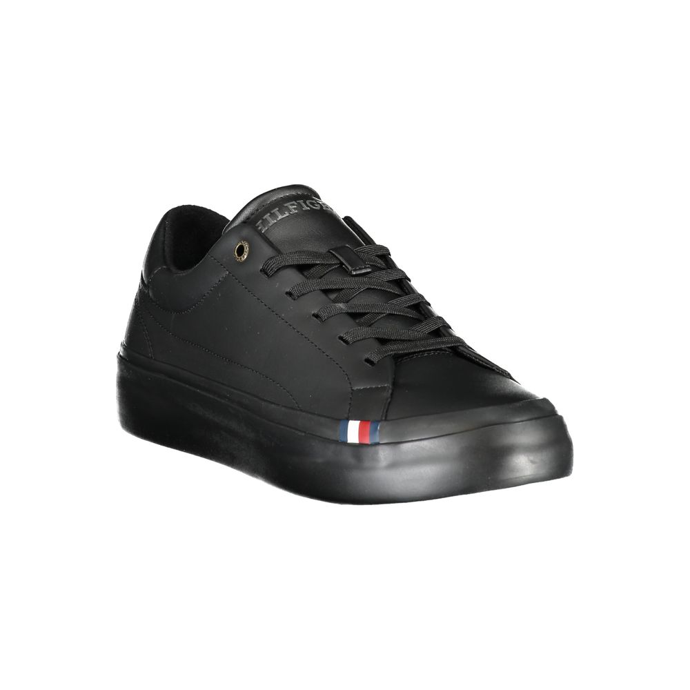 Tommy Hilfiger Black Polyethylene Men Sneaker