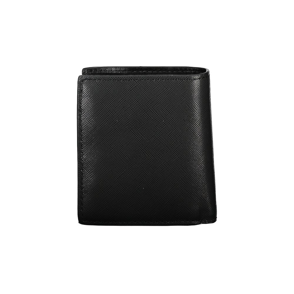 Tommy Hilfiger Black Leather Men Wallet