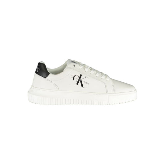 Calvin Klein Sophisticated White Lace-Up Sneakers