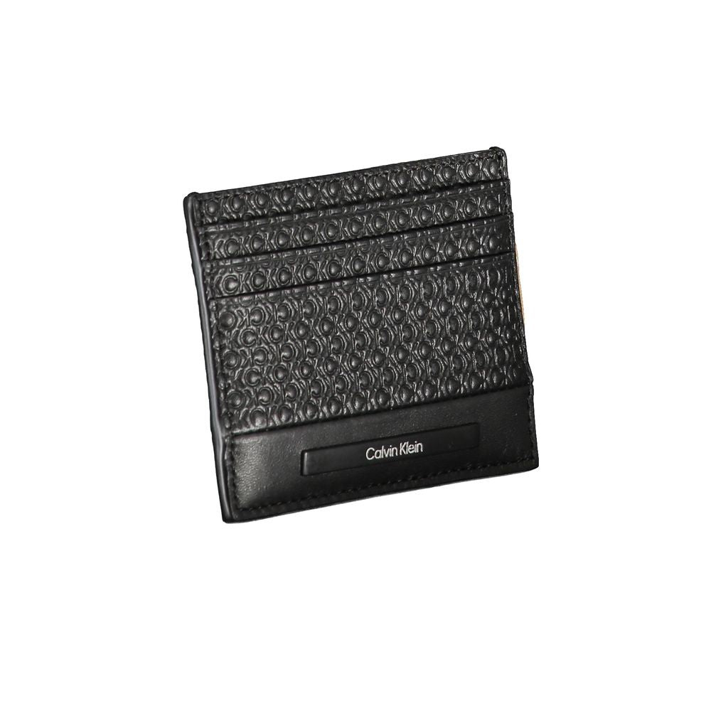 Calvin Klein Sleek Black Contrast Card Holder