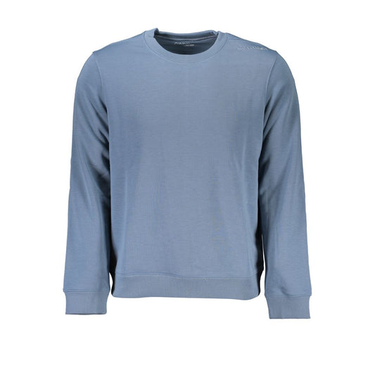 Calvin Klein Sleek Blue Crew Neck Sporty Sweatshirt