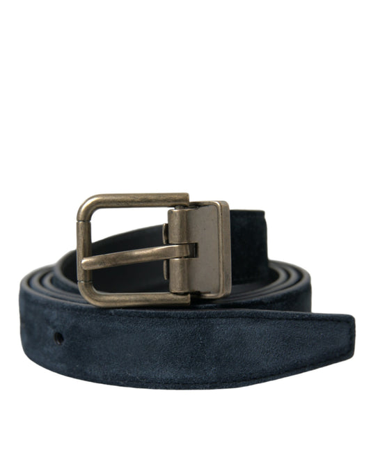 Dolce & Gabbana Elegant Suede Calf Leather Belt