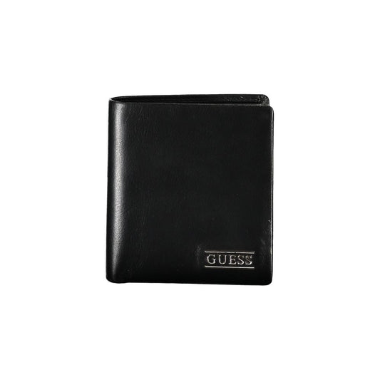 Guess Jeans Elegant Black Leather Wallet for Men