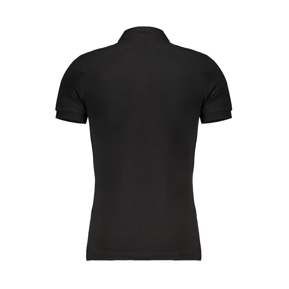 Calvin Klein Black Cotton Polo Shirt