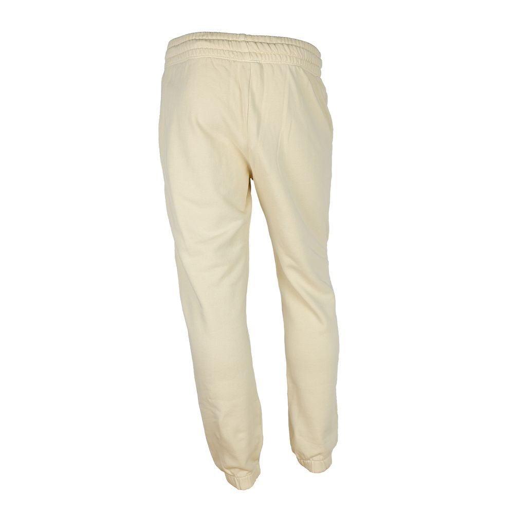 Diego Venturino Beige Cotton Men's Track Trouser