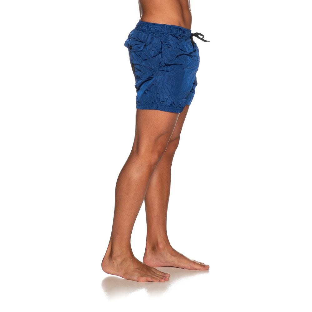 Refrigiwear Blue Nylon Men's Swimwear Trunk