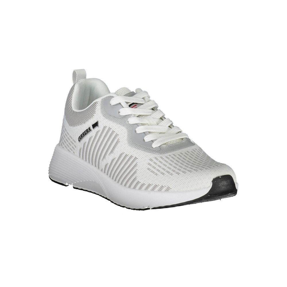 Carrera White Polyester Sneaker