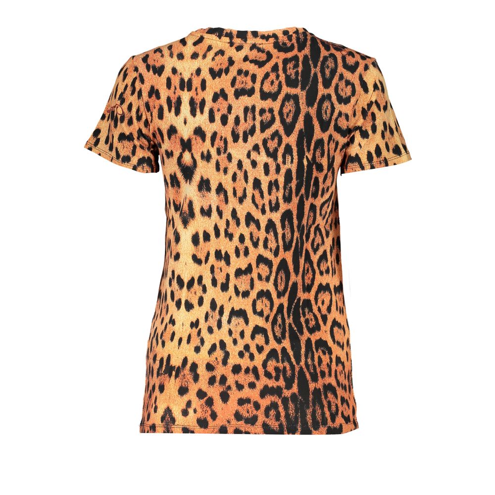 Cavalli Class Orange Cotton Tops & T-Shirt