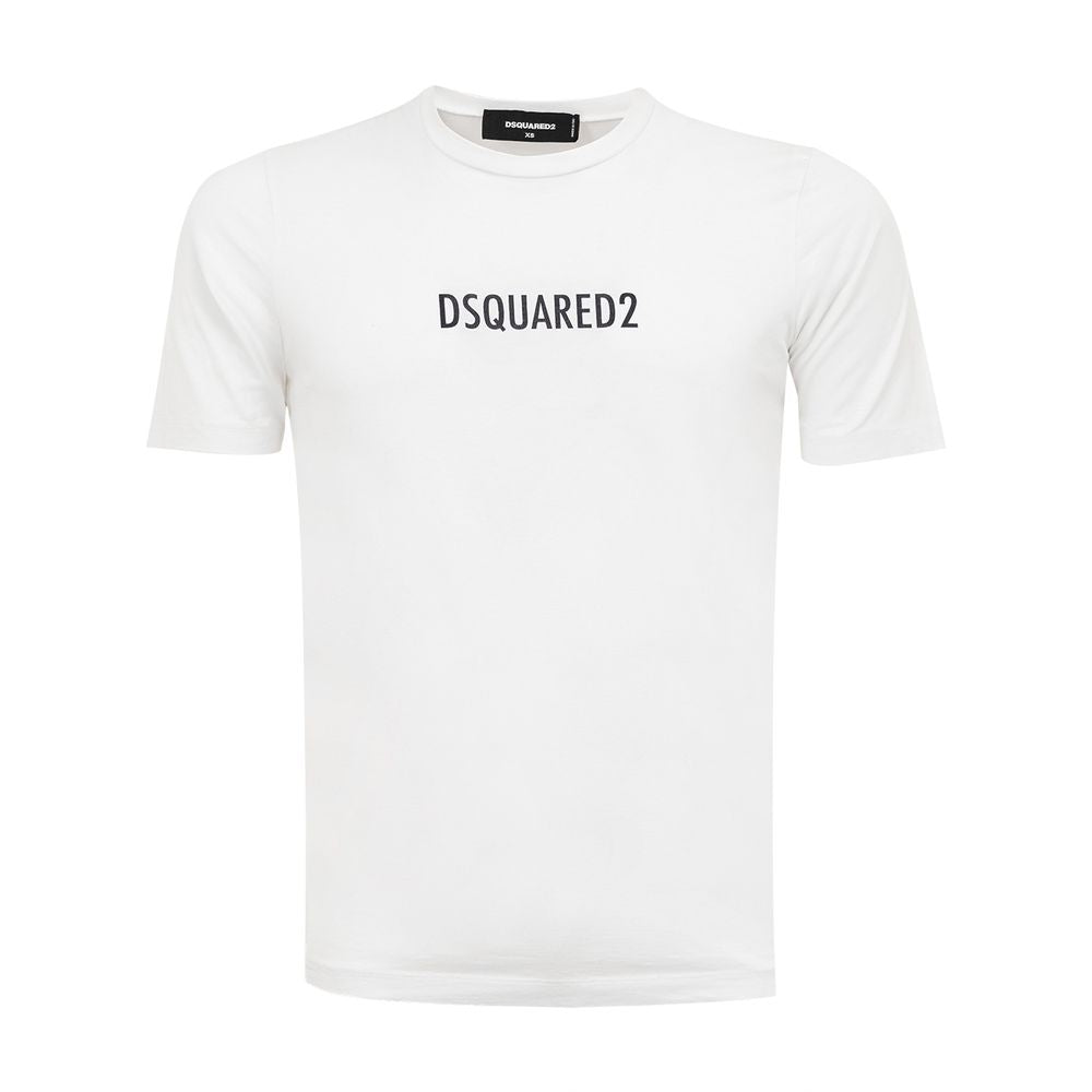 Dsquared² Elegant White Cotton Top for Stylish Women