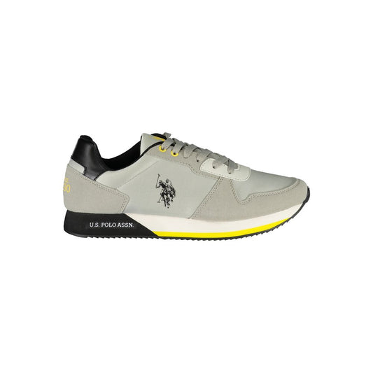 U.S. POLO ASSN. Gray Polyester Men Sneaker