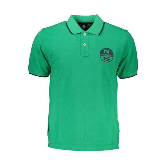 North Sails Green Cotton Polo Shirt