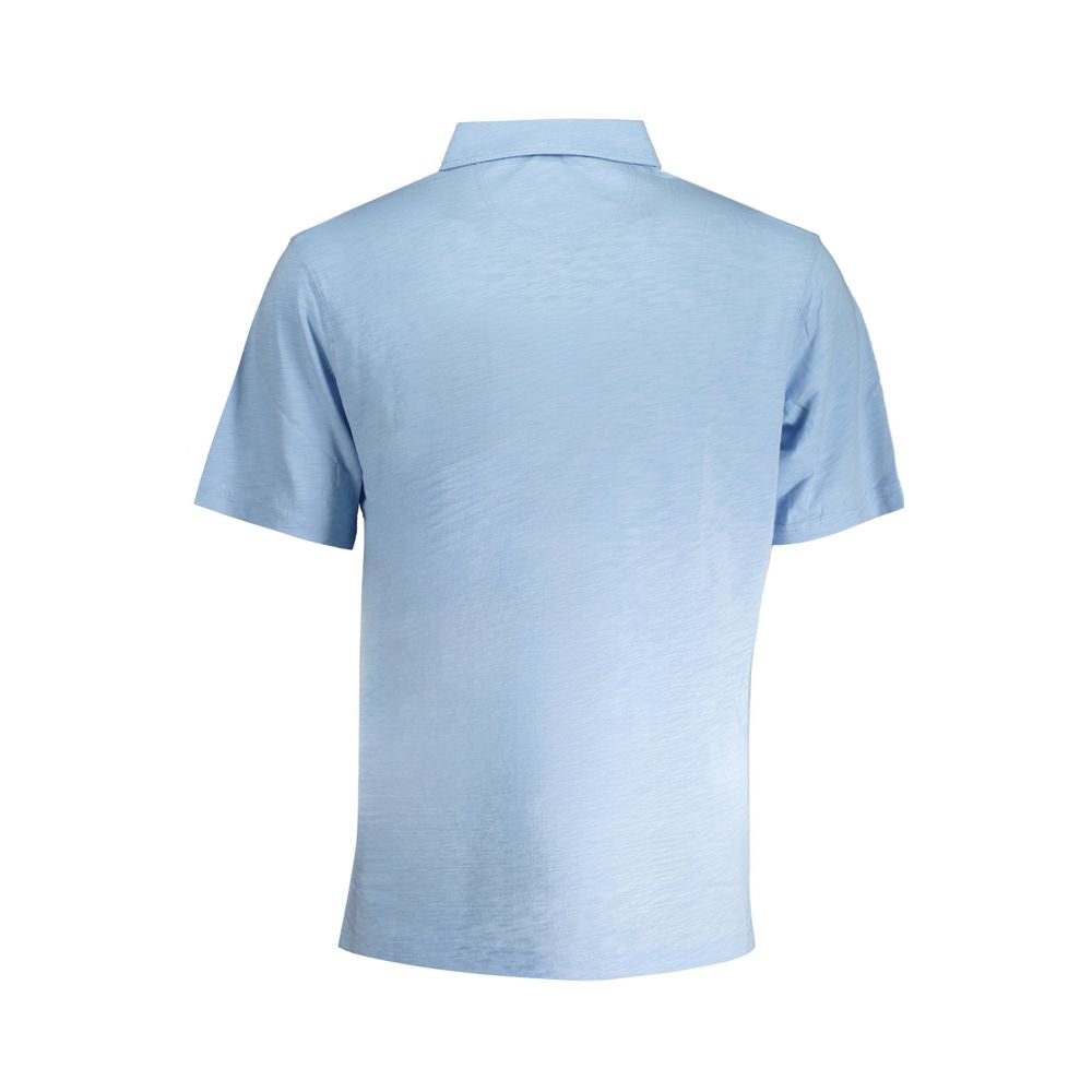 La Martina Light Blue Cotton Polo Shirt