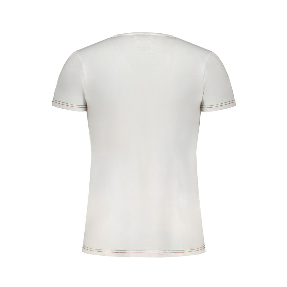 Aeronautica Militare White Cotton T-Shirt