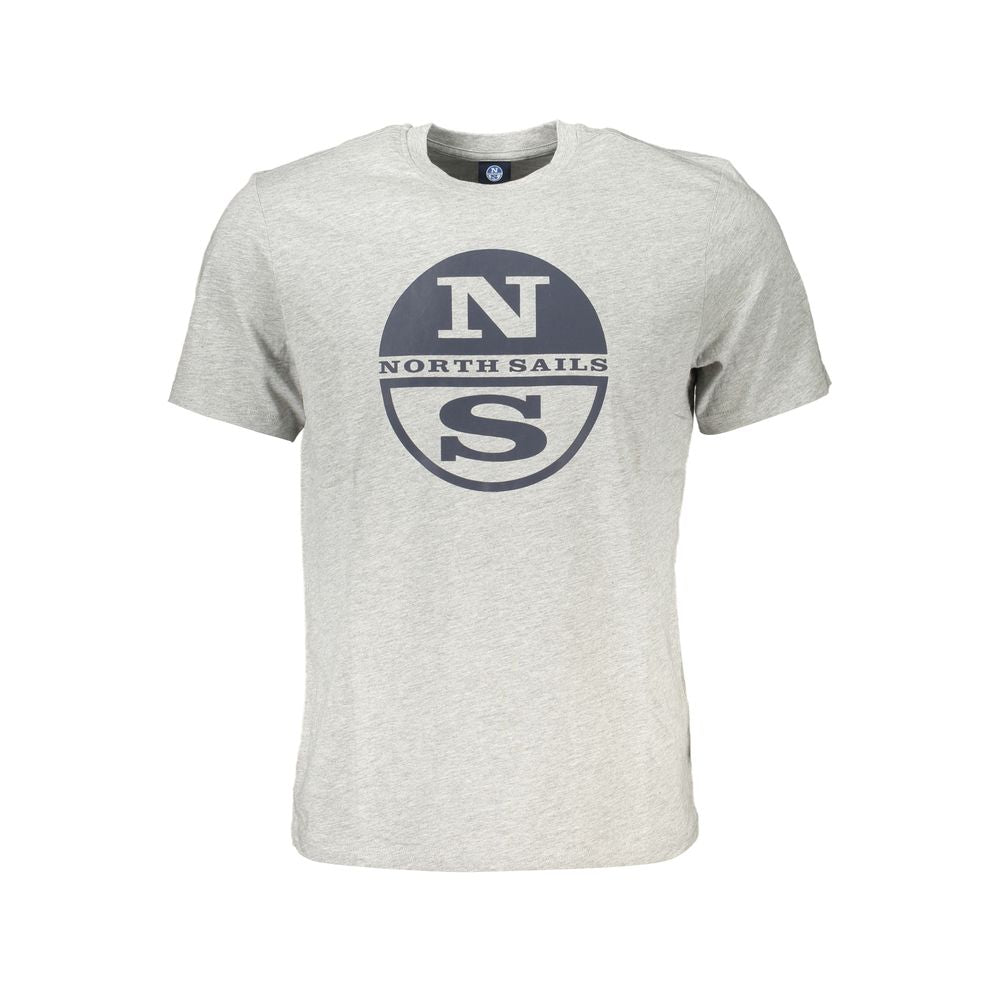 North Sails Gray Cotton T-Shirt