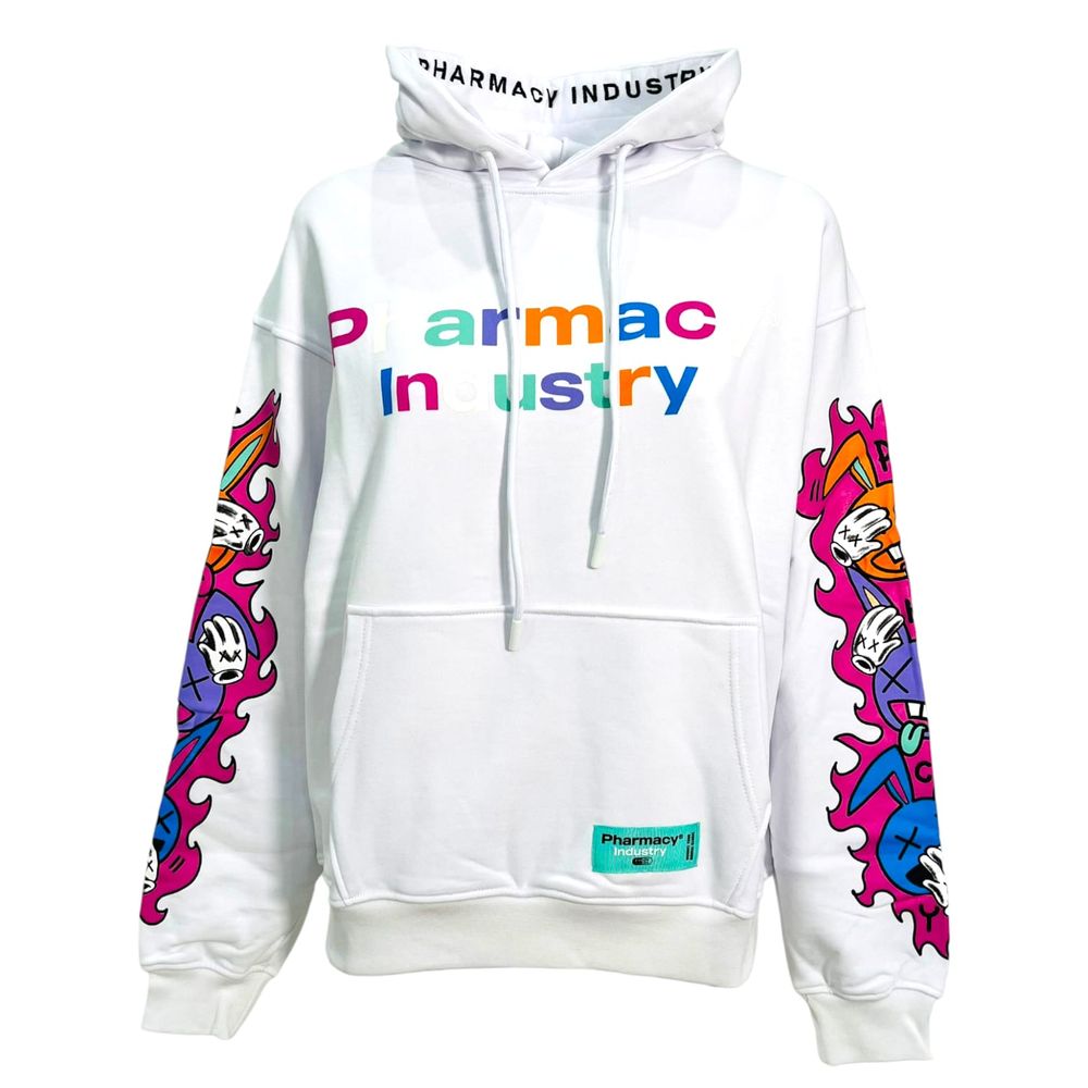 Pharmacy Industry White Cotton Women Sweatshirt