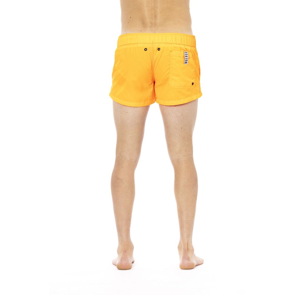 Bikkembergs Orange Polyamide Men Swimwear