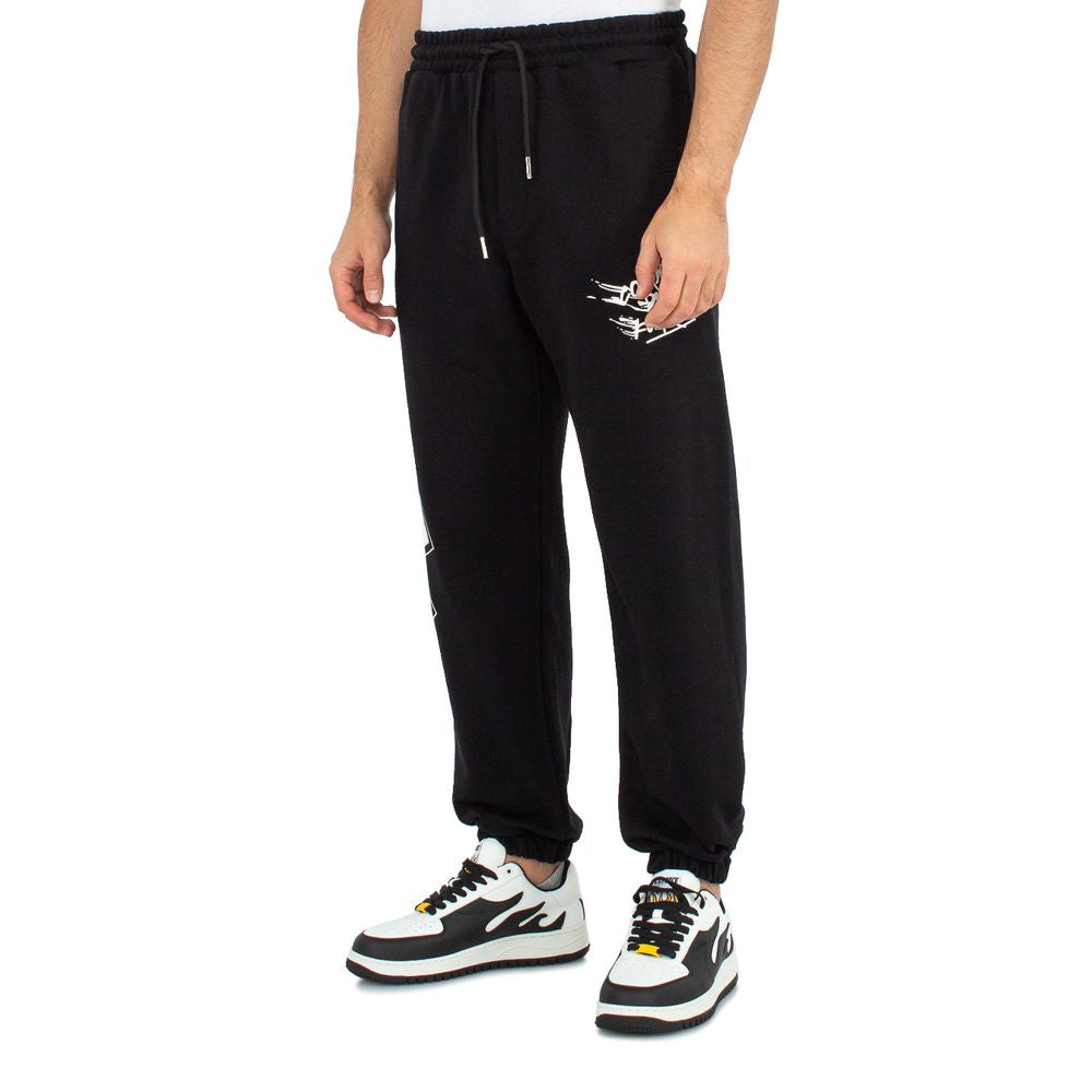 Comme Des Fuckdown Black Cotton Men Sweatpant