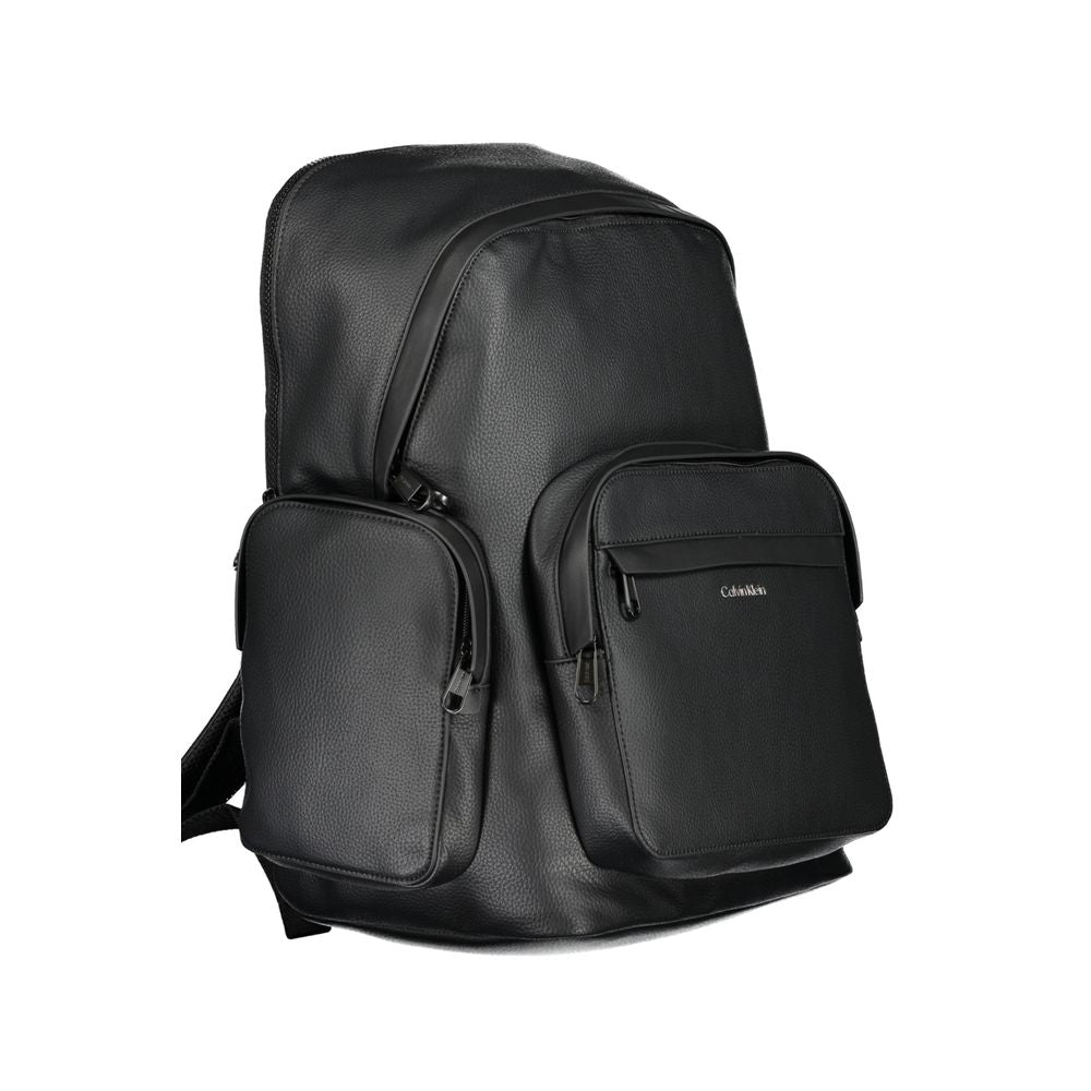 Calvin Klein Black Polyester Backpack