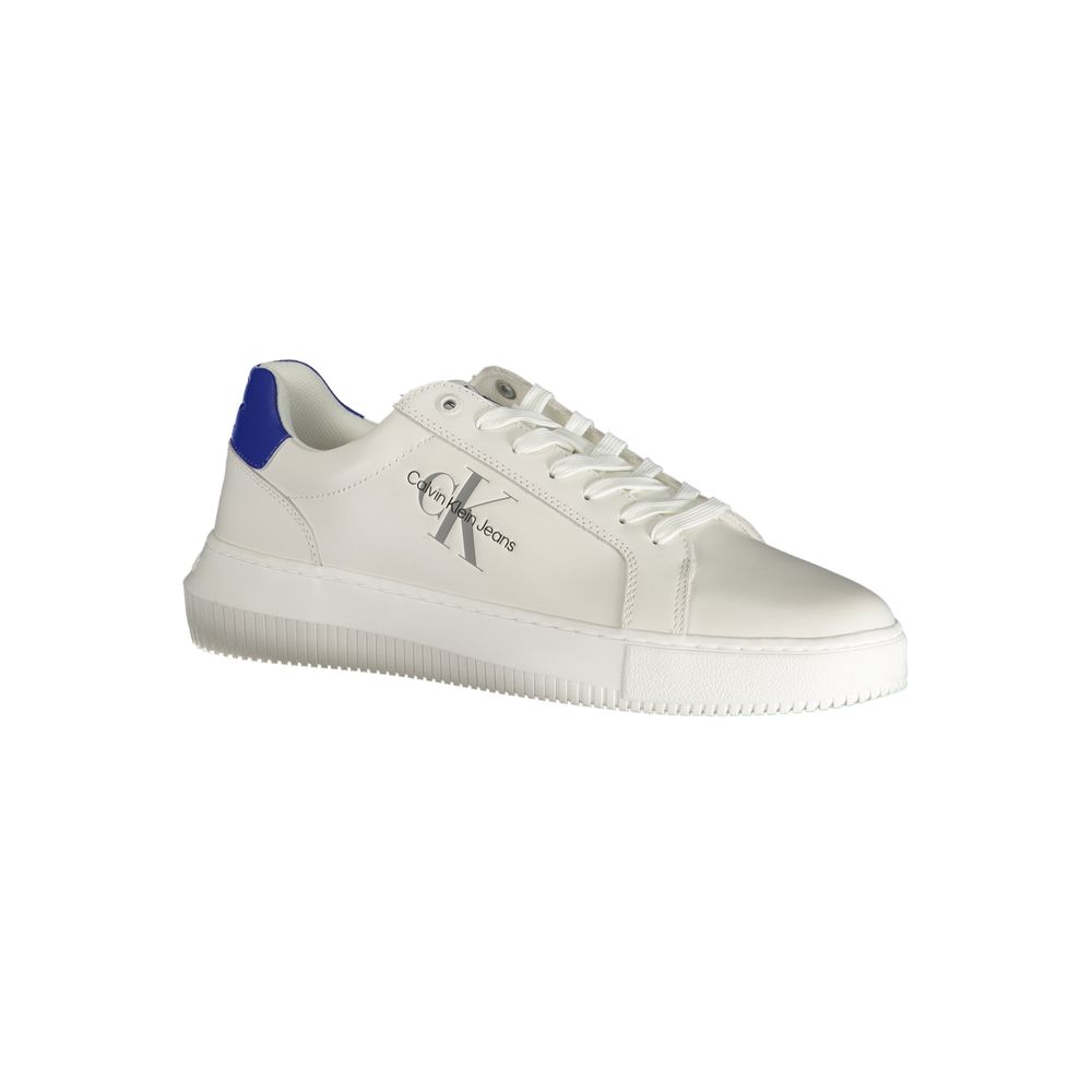 Calvin Klein White Polyester Sneaker